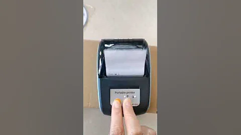 portable Bluetooth printer Goojprt .. Kanwalzia POS system