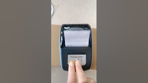 portable Bluetooth printer Goojprt .. Kanwalzia POS system