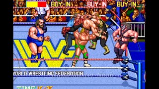 WWF Wrestle Fest Gameplay | Ultimate Warrior Perfect Game | Beat All 11 Opponents