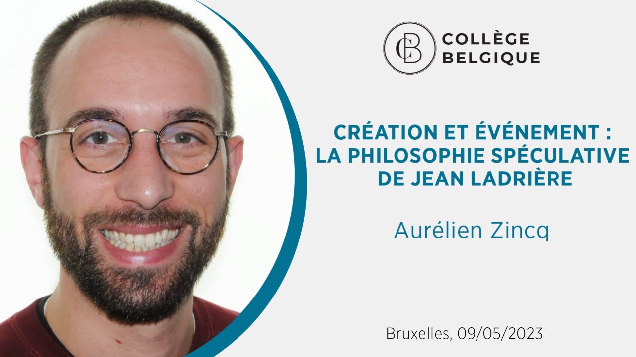 Création et événement la philosophie spéculative de Jean Ladrière