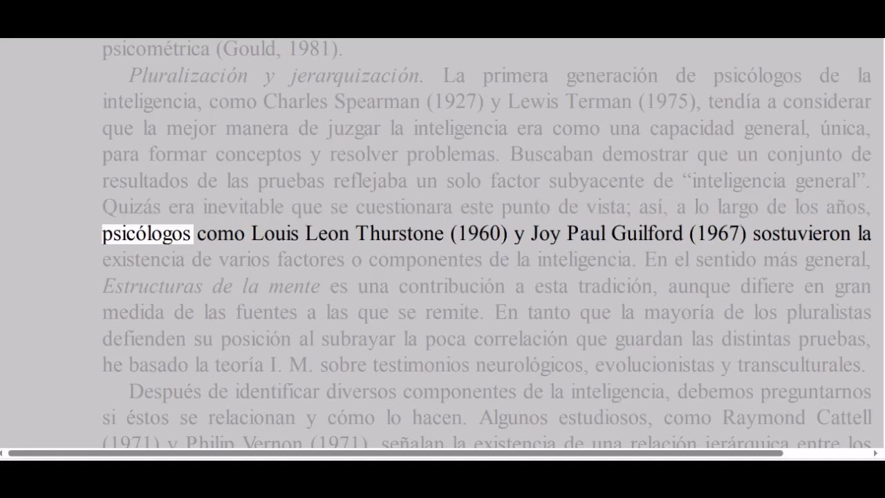 ESTRUCTURA DE LA MENTE