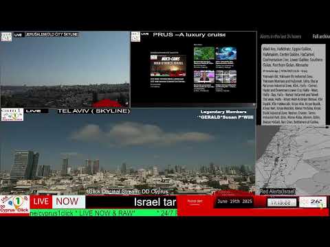 🔴 Live HD Stream: Israel & Iran Tensions Escalate – Tel Aviv, Tehran, Jerusalem Updates