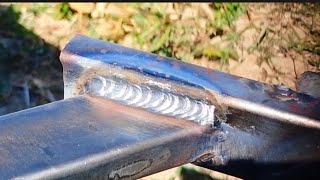 Millions of people do not know the welding technique for joining square iron in the 2f position.