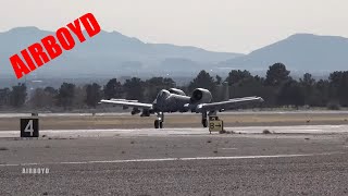 A-10 Warthog Landings And Takeoffs • Red Flag 23-1 Nellis AFB