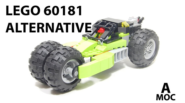 Bones crusher ATV Alternate build for LEGO CITY 60181 Buggy review tutorial [A MOC]