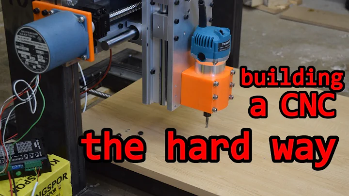 Building a steel-frame CNC router