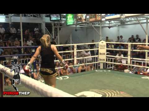 Jade George (Phromthep) Vs Anna (Tiger Muay Thai)