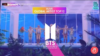 BTS Win Global Artist Top 12 V HEARTBEAT Awards 2019