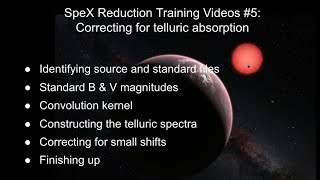 SpeX Reduction Tutorial Part 5: Telluric calibration with xtellcor