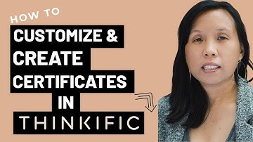 How to Customize & Create a Certificate in Thinkific