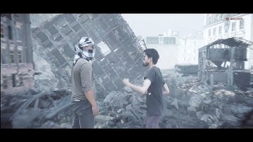 Apocalyptic city and action render inside Element 3D II After effect