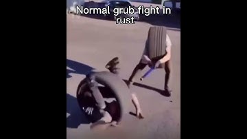 average grub fight in rust. #yoga #fyp #fypシ゚viral #rust #clan #gaming #roblox #playrust