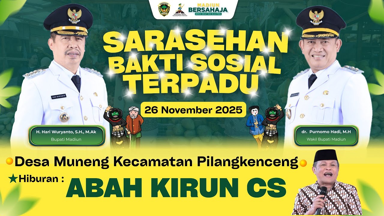 🔴 LIVE | BAKTI SOSIAL TERPADU (BST) DESA MUNENG KECAMATAN PILANGKENCENG TAHUN 2025