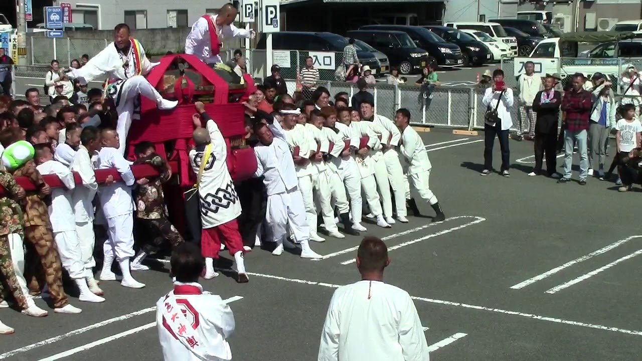 伊予市 秋祭り 2018 三発目 鉢合わせ！