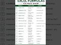 Excel formulas every beginner should know ✨Save for later!#excel #exceltips #student #dataanalytics