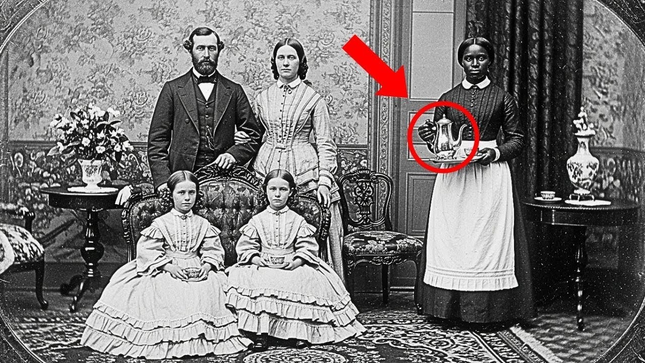 A happy family portrait from 1863 hid a deadly secret in plain sight, which the slave was hiding