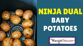 Ninja Dual Baby Potatoes (Ninja Dual Air Fryer Recipes Series)