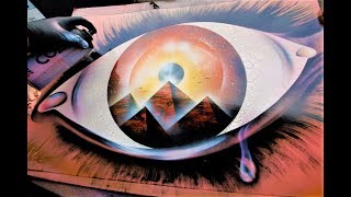 Eye of the Egypt - SPRAY PAINT ART by Skech