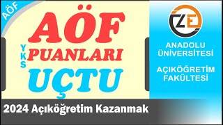 AÖF 2024 Açıköğretim YKS Puanları UÇTU - Kontenjanlar Artmadı- Kaç Puan Kaç Net - Nasıl Kazanırım?