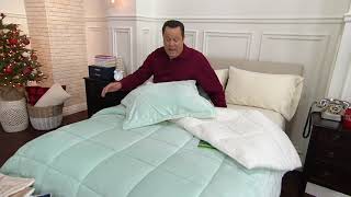 Set Selimut Lembut dan Sherpa Berkshire Velvet yang Dapat Dibolak-balik di QVC screenshot 3