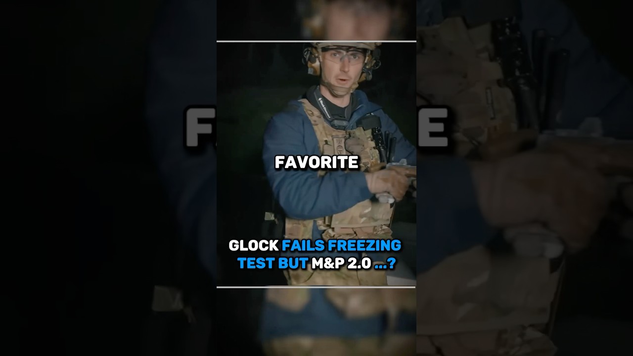 Interesting freezing test: Glock fails, while M&P 2.0 shines! 