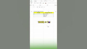 [Thủ thuật Excel] Mẹo để không bao giờ nhập sai số tiền trong Excel! #Shorts