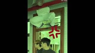 Bet you didn't see me on the door beam #funny#shorts