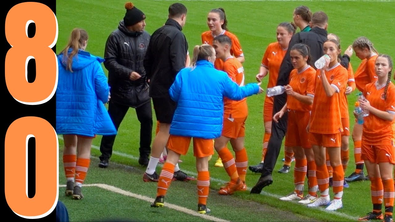 BLACKPOOL FC LADIES 80 BOLTON WANDERERS LADIES Lancashire FA