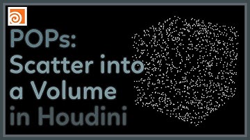 #126 POPs: Scatter Points into a Volume in Houdini