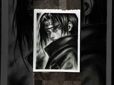 like for itich drawing 🔥 #anime #animedrawing #itachi #naruto