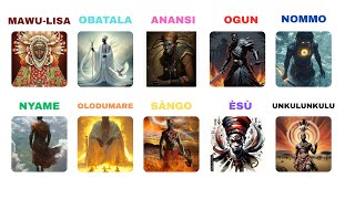 Every African Gods in History explained in two minutes