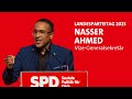 Lasst uns hoffnungstrger sein vizegeneralsekretr der bayernspd nasser ahmed zum 74 lpt