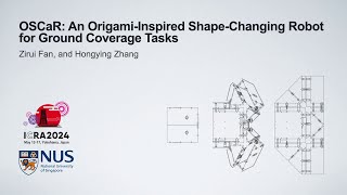 OSCaR: An Origami-Inspired Shape-Changing Robot for Ground Coverage Tasks