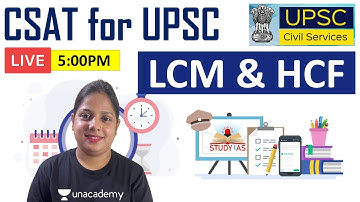 LCM & HCF | CSAT for UPSC | Target UPSC Prelims 2020 - 2021 By STUDY IAS | #csat #upsc