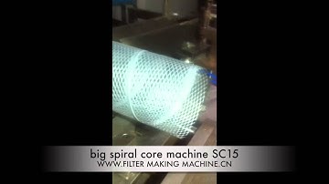 big spiral core machine SC15 www.filtermakingmachine.cn