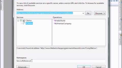 Lesson 8 (Part 1) - Create a WCF using C#, consume from Windows Form and ASP.NET