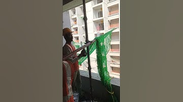 Catch Net Fixing in High Rise Building #hsemanagementsystem