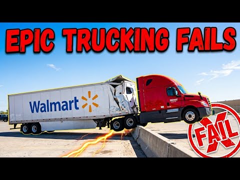 Get Out the Way, Jack! Crazy Try Not to Laugh EPIC Trucking Fails
