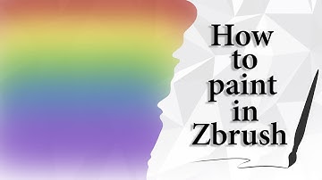 How to PAINT sculpts in Zbrush (Beginner)