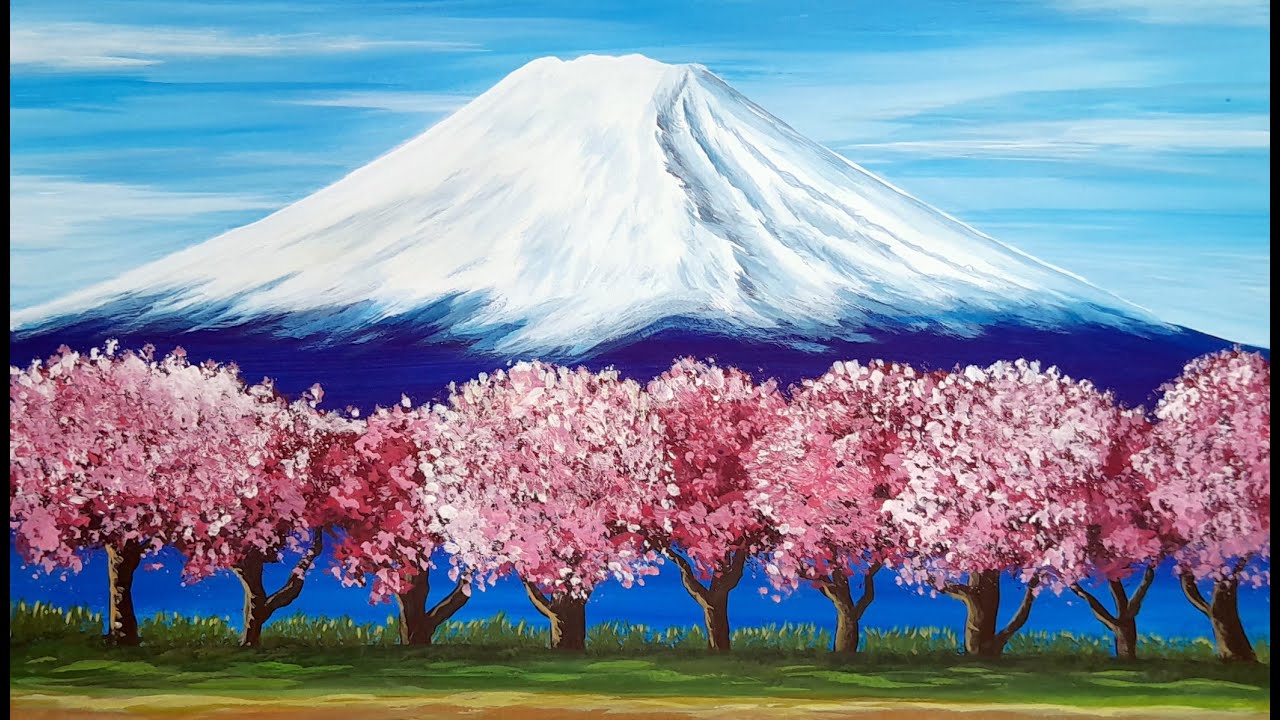 Acrylic Painting 3 Mount Fuji Time Lapse YouTube Maxresdefault