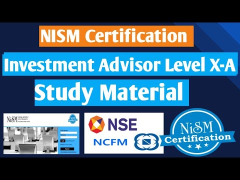 Investment Advisor level 1 PART-12 #nism#NISM#ncfm#nismcasestuty#investmentadvisor#NCFM#nismexam#Cfa