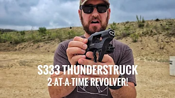 S333 Thunderstruck 2-shots-at-a-time 22 Magnum Dual Fire Revolver by Standard Manufacturing