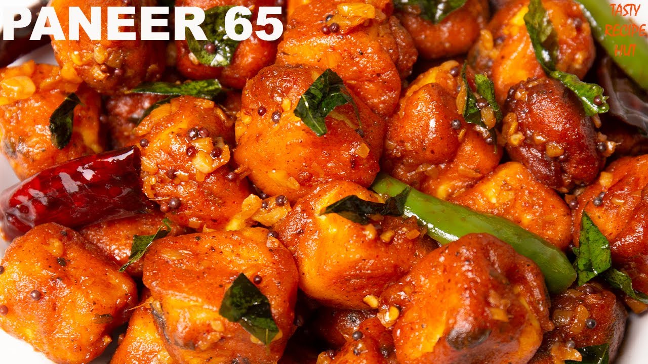 Paneer 65 Recipe ! Paneer Starter ! Hotel Style Paneer Fry | Tasty Recipe Hut