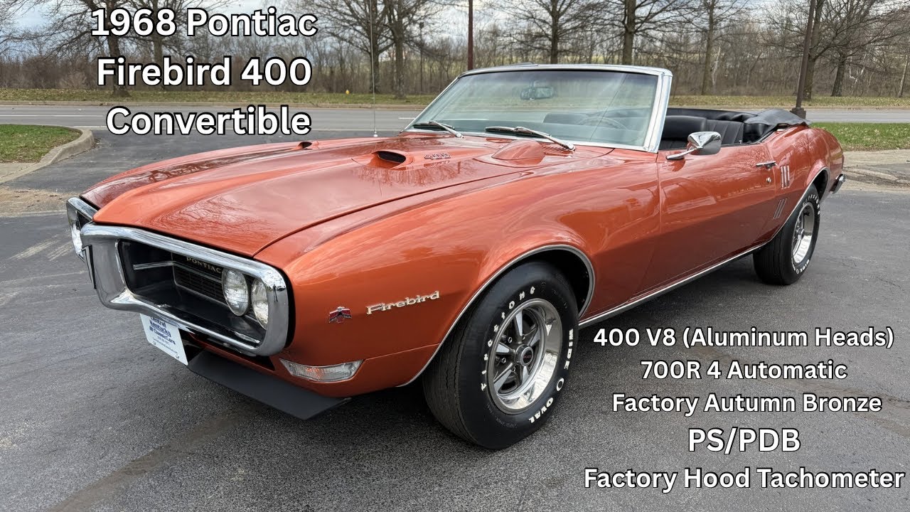 【廃盤/高騰盤】BRONZE / Orange Road / Waterfall 1968 Pontiac Firebird 400 Convertible - YouTube