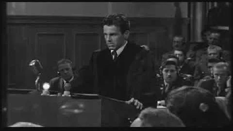 Maximilian Schell in Judgment at Nuremberg -- "World's Guilt"