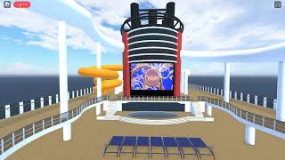 Disney Wish sound her horns [Cruise line simulator a new era]