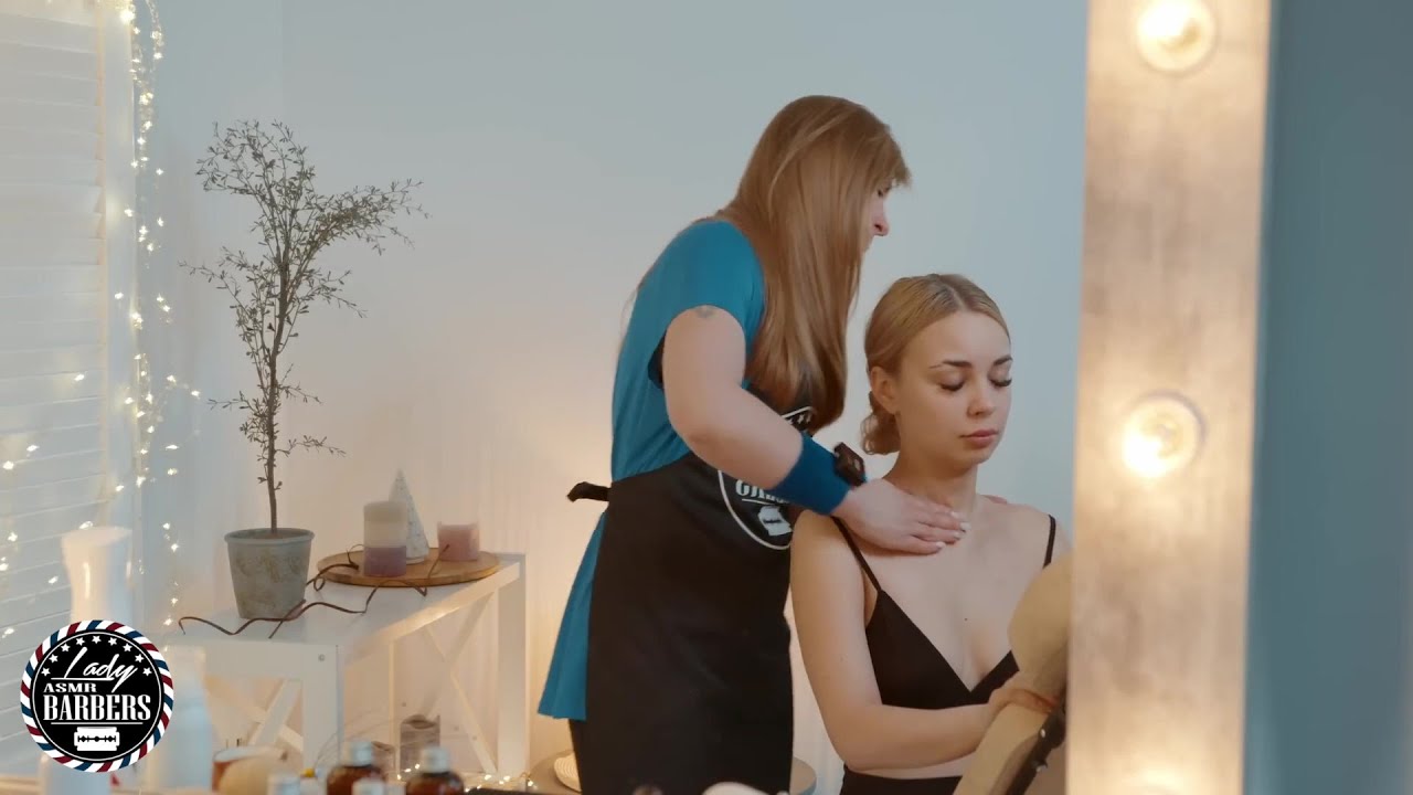 Whispers of Calm ASMR Massage by Barber Lady Lida