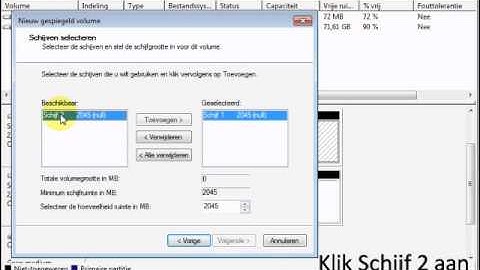 mirrored volume in windows 7