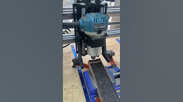 Using a CNC router to cut dado grooves in a bourbon barrel stave. Is this cheating? #woodworking