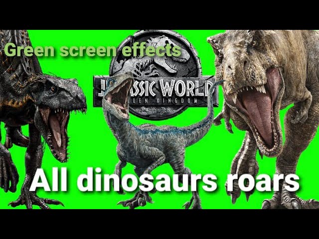 Velociraptor Running Across Screen Roar 1 Effect